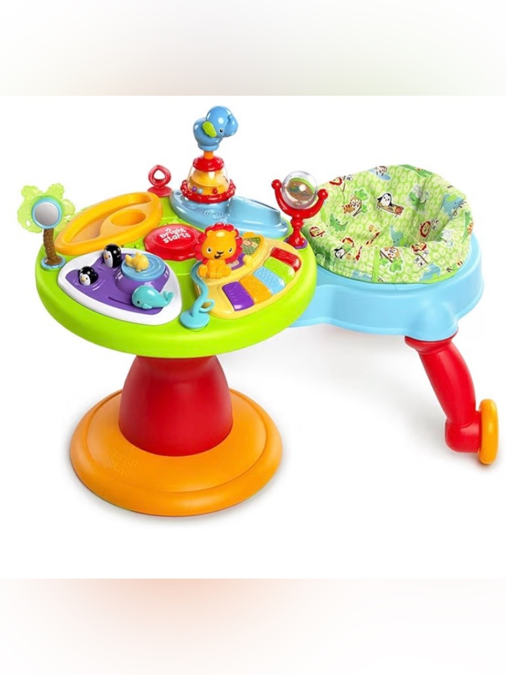 Bright Starts 3-in-1 Around We Go Activity Center Table Baby Toy